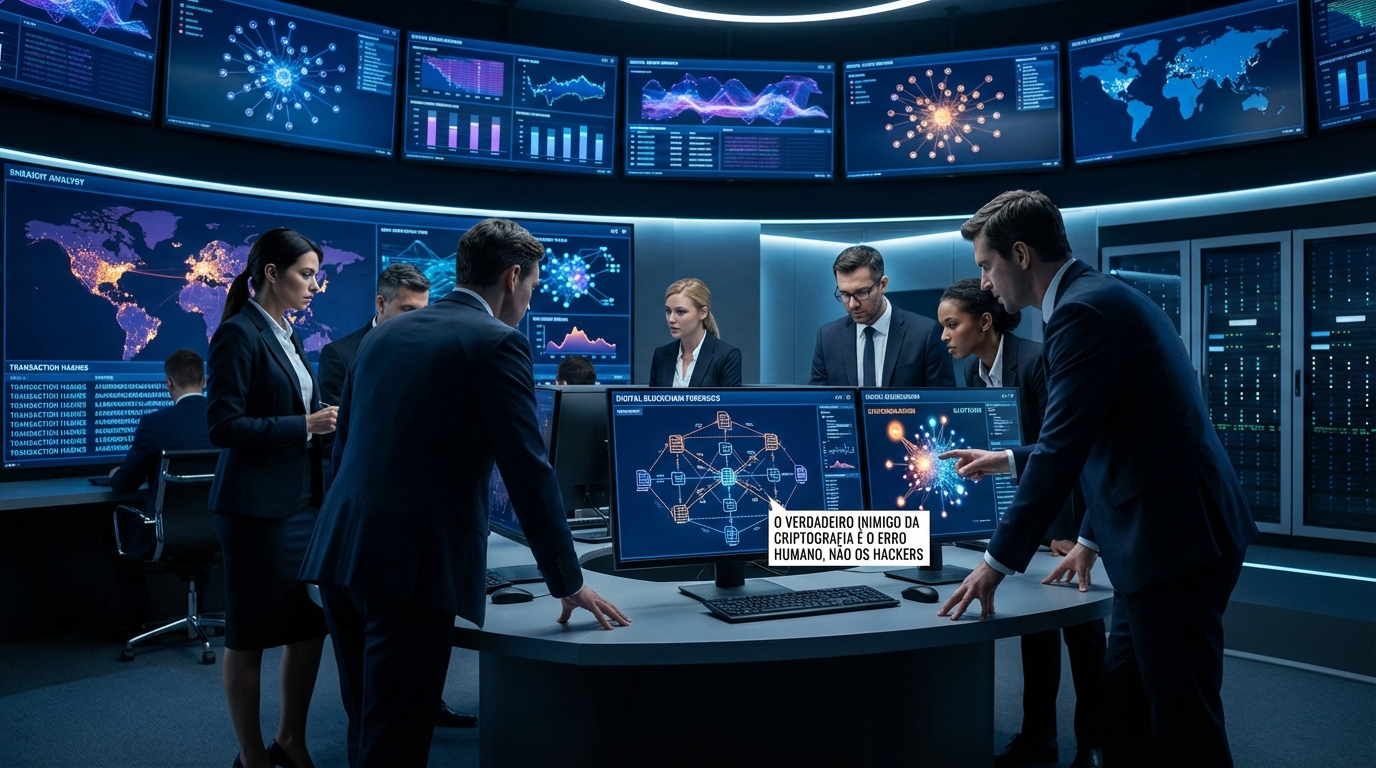 O verdadeiro inimigo da criptografia é o erro humano, não os hackers