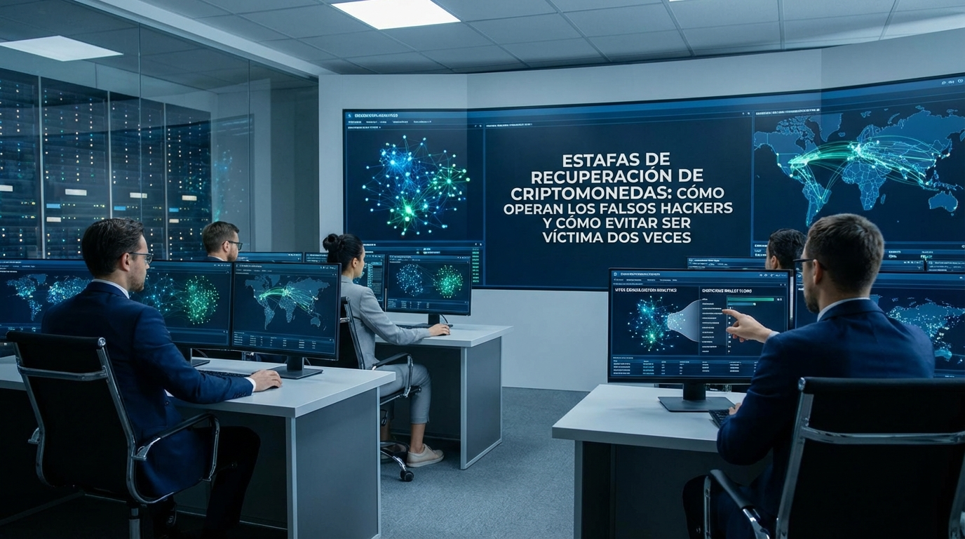 Golpes de recuperação de criptomoedas