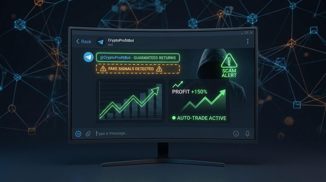 Guia de recuperação golpe bot de trading Telegram